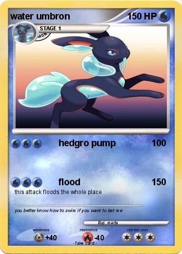 Pokemon water umbron