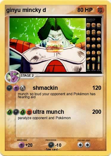 Pokemon ginyu mincky d