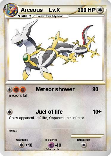 Pokemon Arceous    Lv.X
