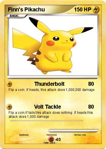 Pokemon Finn's Pikachu