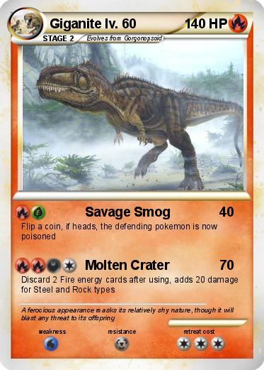 Pokemon Giganite lv. 60
