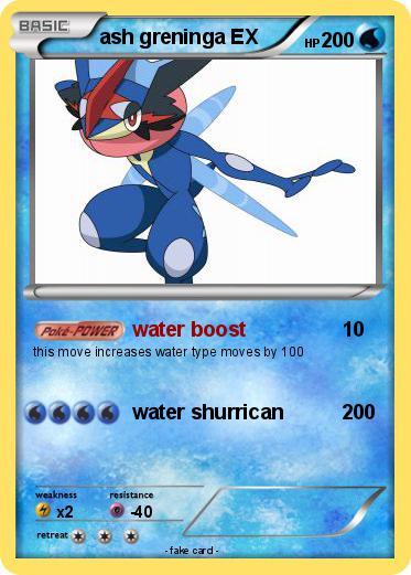 Pokemon ash greninga EX