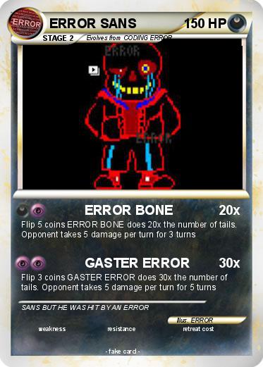 Pokemon ERROR SANS
