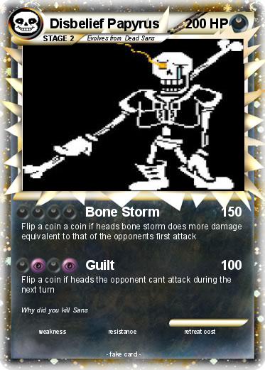 Pokemon Disbelief Papyrus