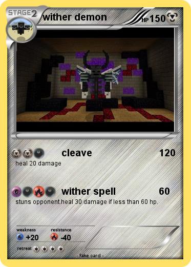 Pokemon wither demon