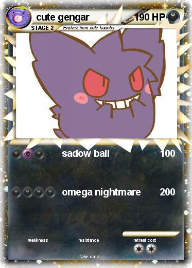 Pokemon cute gengar