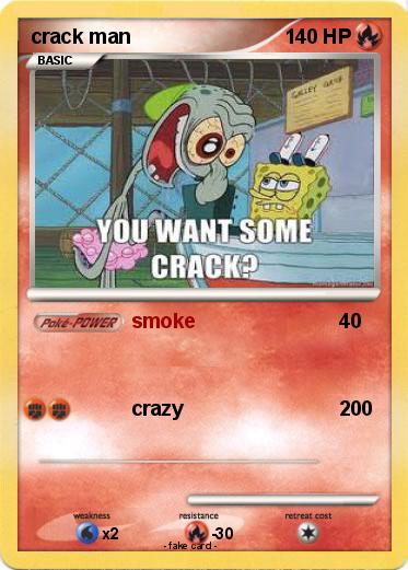 Pokemon crack man