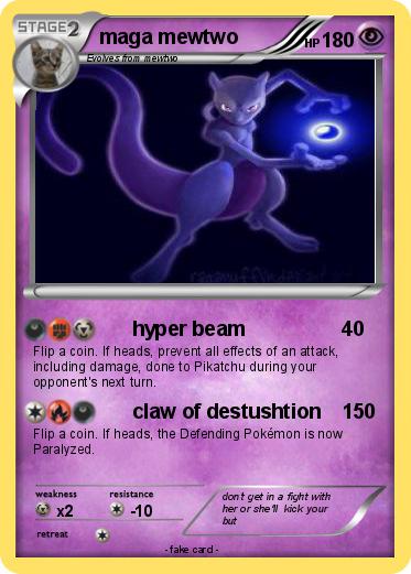 Pokemon maga mewtwo