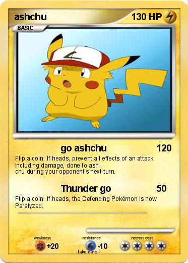 Pokemon ashchu