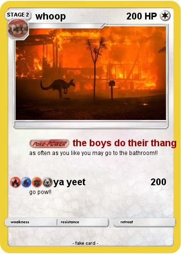 Pokemon whoop
