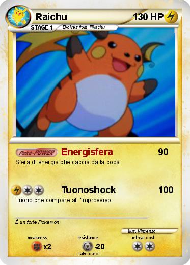 Pokemon Raichu