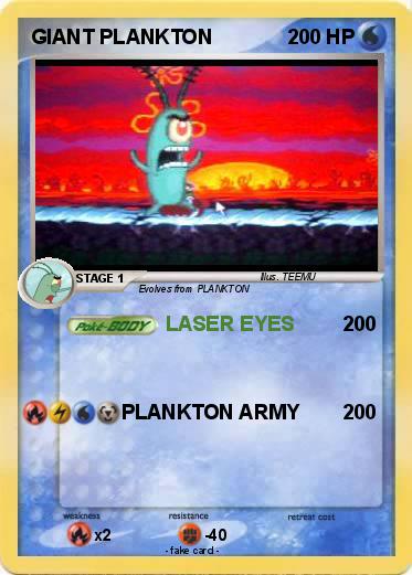 Pokemon GIANT PLANKTON