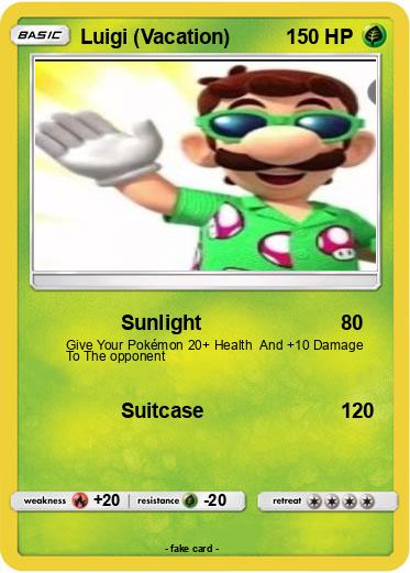 Pokemon Luigi (Vacation)