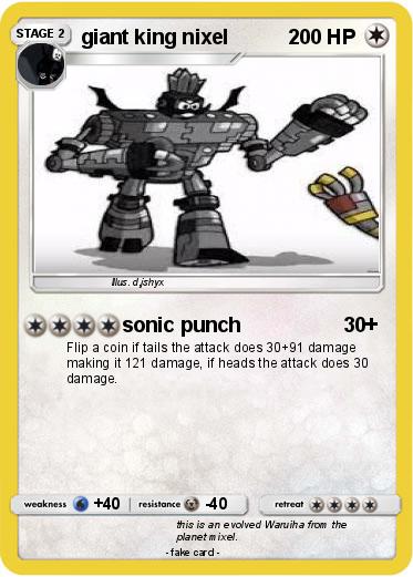 Pokemon giant king nixel