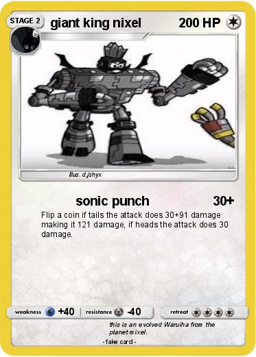 Pokemon giant king nixel