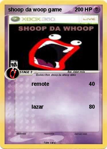 Pokemon shoop da woop game