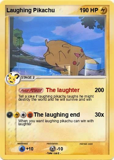 Pokemon Laughing Pikachu