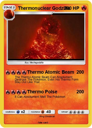 Pokemon Thermonuclear Godzilla