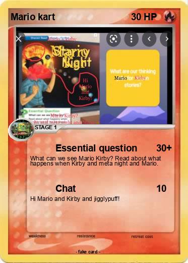 Pokemon Mario kart