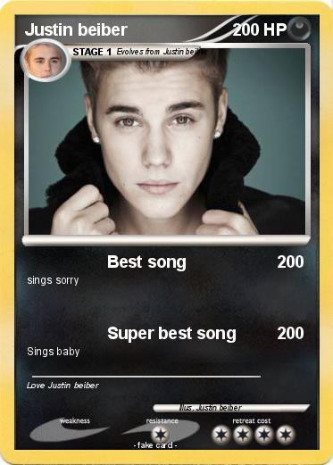 Pokemon Justin beiber