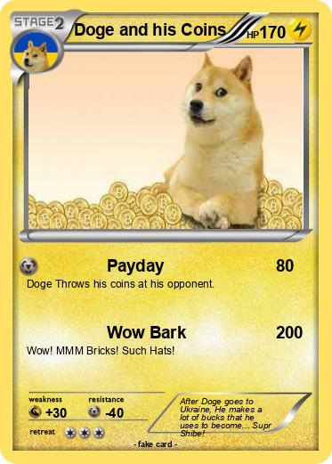 Pokemon Doge and his Coins