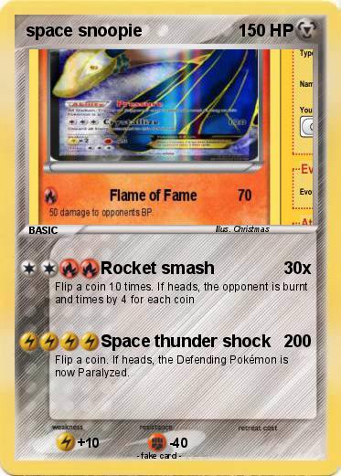 Pokemon space snoopie
