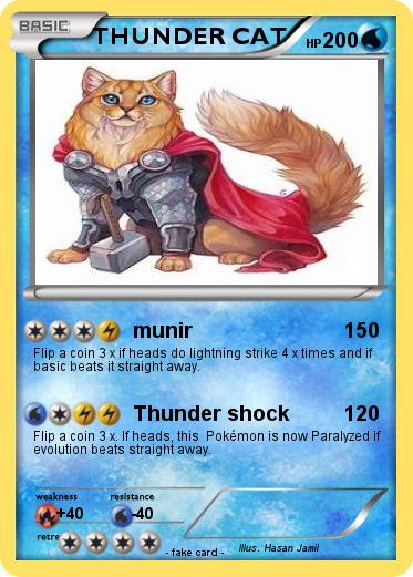 Pokemon THUNDER CAT