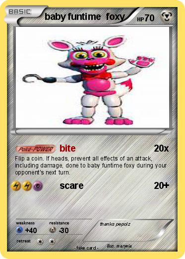 Pokemon baby funtime  foxy