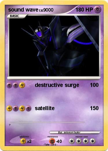 Pokemon sound wave
