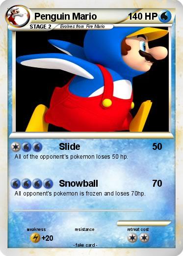 Pokemon Penguin Mario
