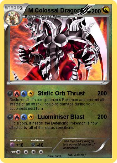Pokemon M Colossal DragonEX Pokemon M Colossal DragonEX