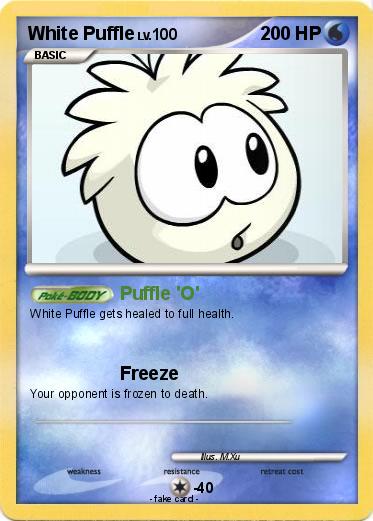 Pokemon White Puffle