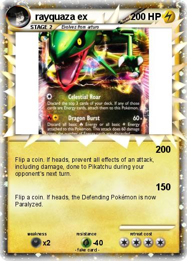 Pokemon rayquaza ex
