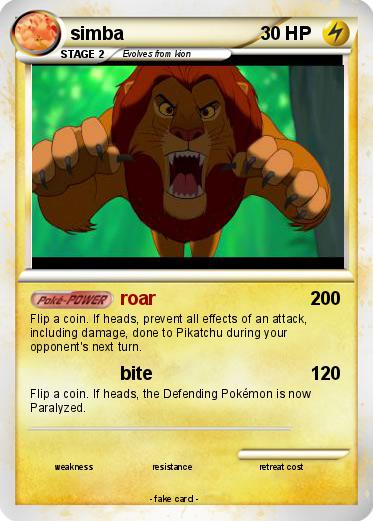 Pokemon simba