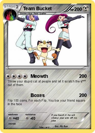 Pokemon Team Bucket