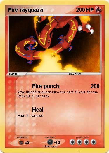 Pokemon Fire rayquaza