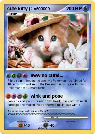 Pokemon cute kitty (: