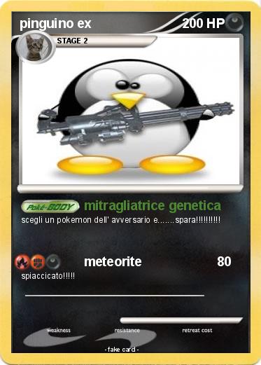 Pokemon pinguino ex