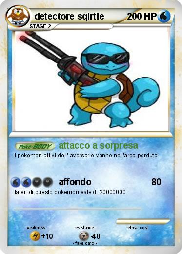 Pokemon detectore sqirtle
