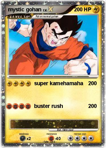 Pokemon mystic gohan