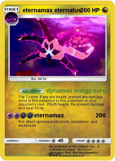 Pokemon eternamax eternatus