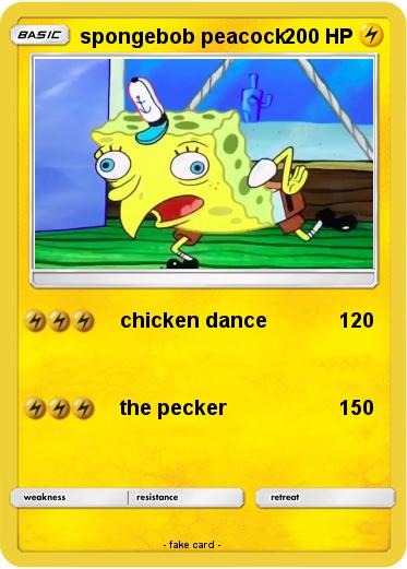 Pokemon spongebob peacock