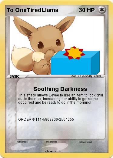 Pokemon To OneTiredLlama
