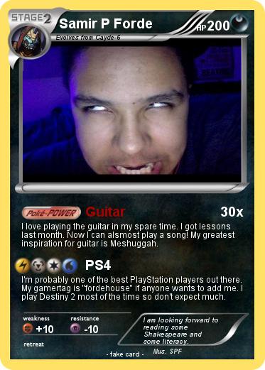 Pokemon Samir P Forde
