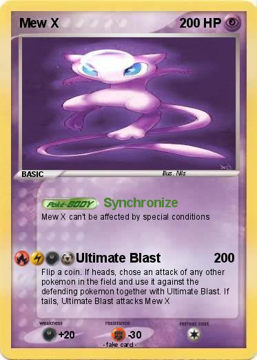 Pokemon Mew X