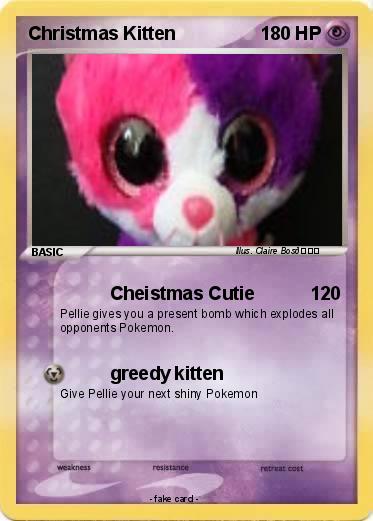 Pokemon Christmas Kitten