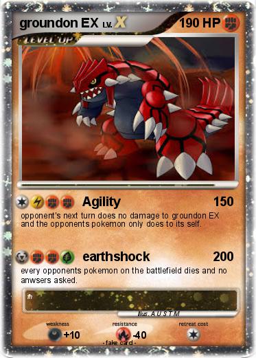 Pokemon groundon EX