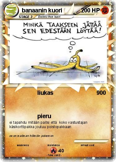 Pokemon banaanin kuori