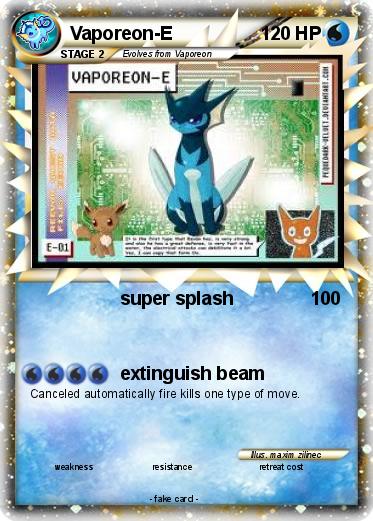 Pokemon Vaporeon-E