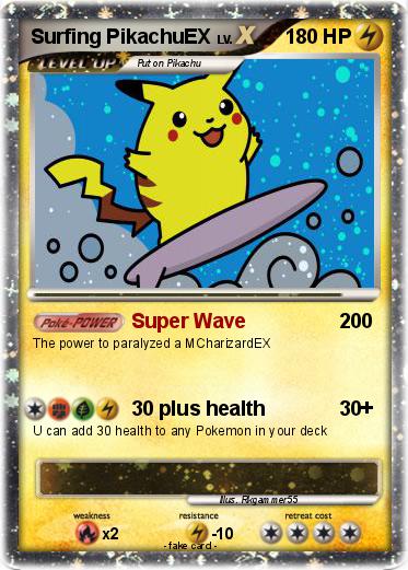Pokemon Surfing PikachuEX
